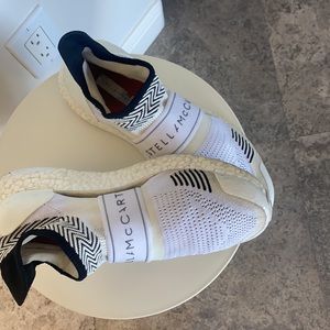 Tennis shoes - sock style pull up. Super comfy